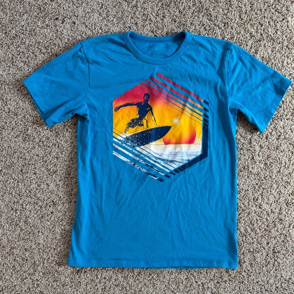 The Children's Place Blue Surfing Graphic Tee
